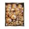 Stupell Industries Gleaming Christmas Ornaments Bells Framed Floater Canvas Wall Art